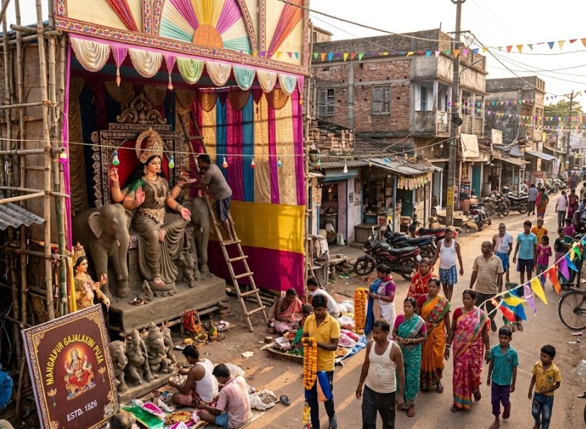 Jajpur&rsquo;s Mangalpur Prepares for 11-Day Gajalaxmi Puja, Upholding a 200-Year-Old Tradition